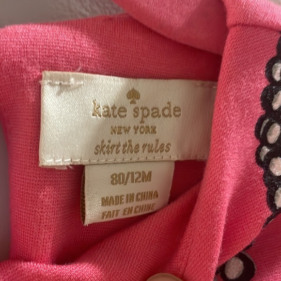 NWOT Kate Spade Baby Peplum Top 12M - Picture 4 of 5